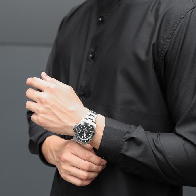 Adha Series BLACK Koko Polos Terlaris