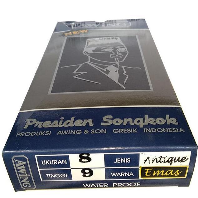 Songkok Kopyah Peci Awing New Antique Emas Motif Muslim Terlaris