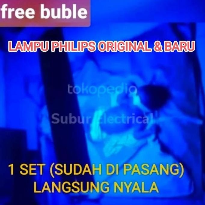 lampu terapi bayi kuning set kap lampu TLD 1x18 watt [terbaik]