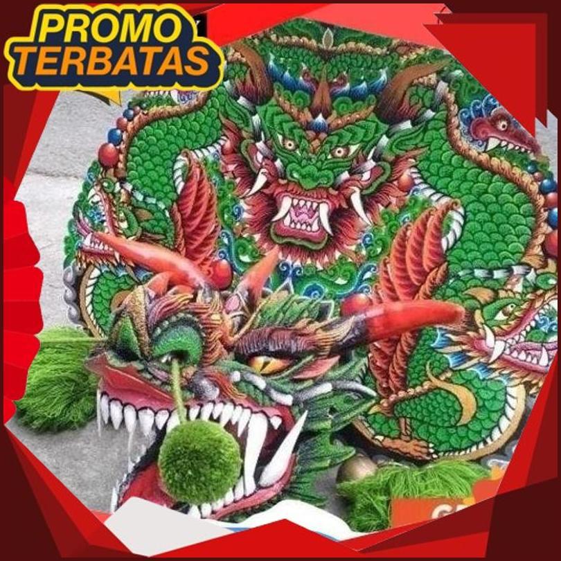 ASLI BAGUS TERBAIK __[[GBA [PROMO] ORIGINAL BARONGAN |BARONGAN VERSI DEVIL KAYU KOMBINASI SPON BONUS