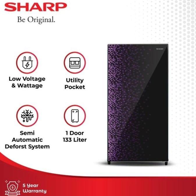 Terlaris Kulkas Sharp Sj-X165Mg-Gb/Gr Shine - Kulkas 1 Pintu Sharp