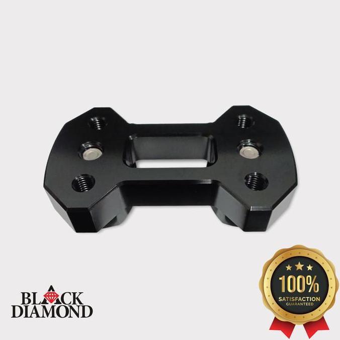 Breket Dudukan Honda ADV 150/160 untuk Stang Jepit Black Diamond