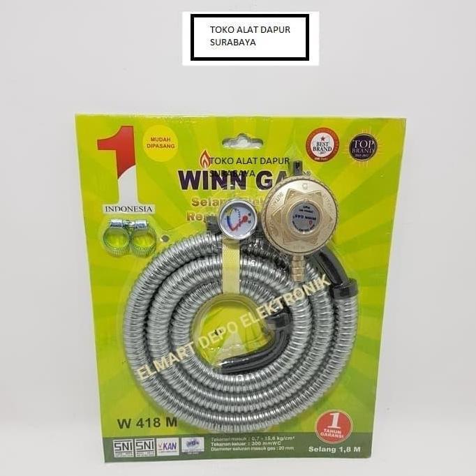 WINN GAS selang regulator SNI W 418 M