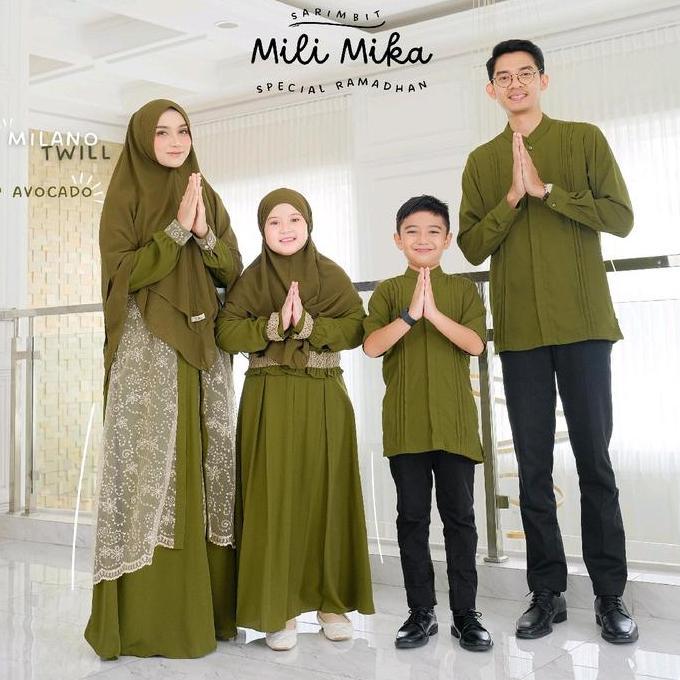 gamis anak sarimbit mili mika by gerai mika | gamis anak set syar'i premium | gamis anak cadar Terla