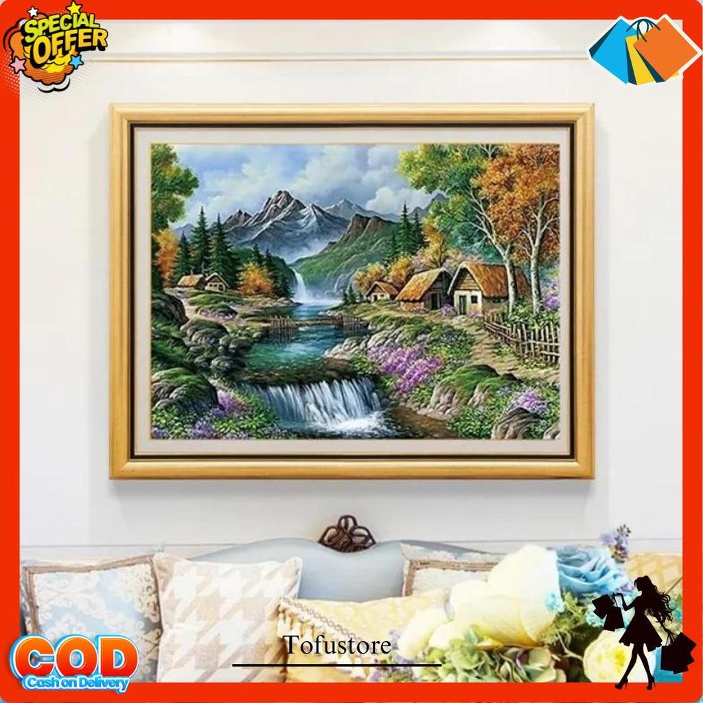 Cross Stitch Bunga Pola Kain Kristik Bunga Set, Kristik Modern Paket, Kristik Orchid Paket, Cross St