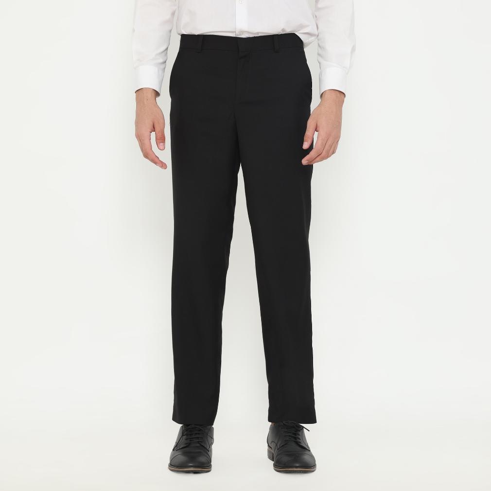 Andre Laurent Celana Formal Pria RegulerFit Hitam (721)