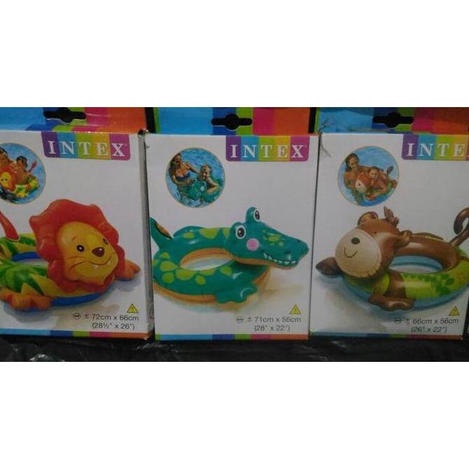 Terjangkau Pelampung Renang Intex Karakter Singa Buaya Monkey
