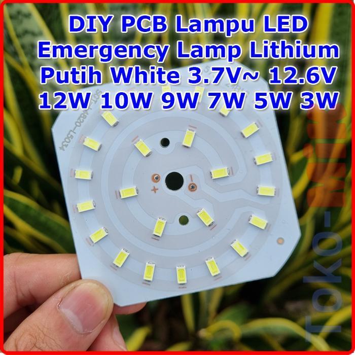 Modul LED 5050 5730 Putih PCB Aluminium 1W 3W 5W 7W 9W 10W 12W 3V-12V