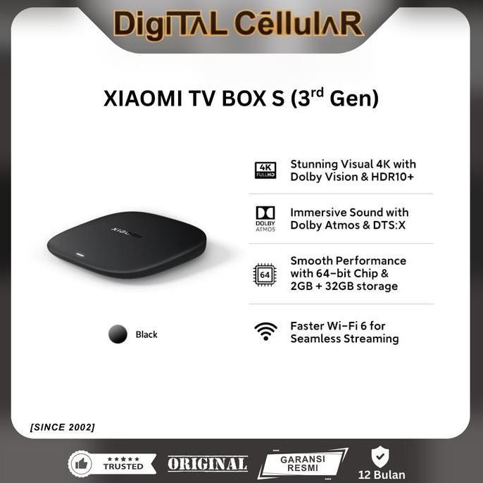 TV Box S (3rd Gen) | Stunning Visual 4K with Dolby Vision & HDR10+ | Immersive Sound with Dolby Atmo