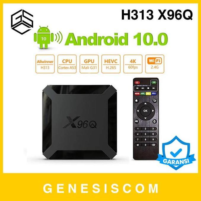 Android TV Box ALLWINNER H313 HIPLAY X96Q 2GB/16GB Smart TV Boks Android 10 HDMI