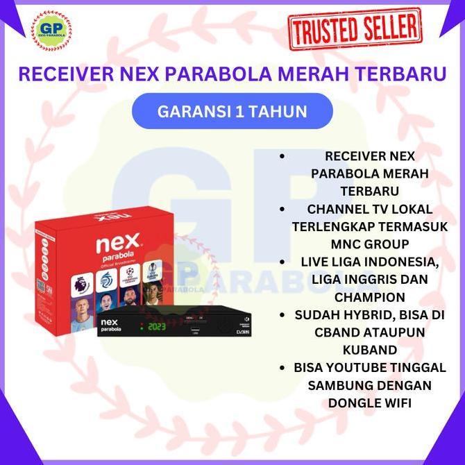 RECEIVER MOLA NEX PARABOLA MERAH