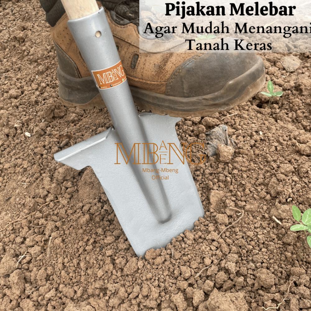 Sekop Injak Lancip Baja Tebal 3Mm / Sekop Kebun / Sekop Multifungsi / Sekop Tanah