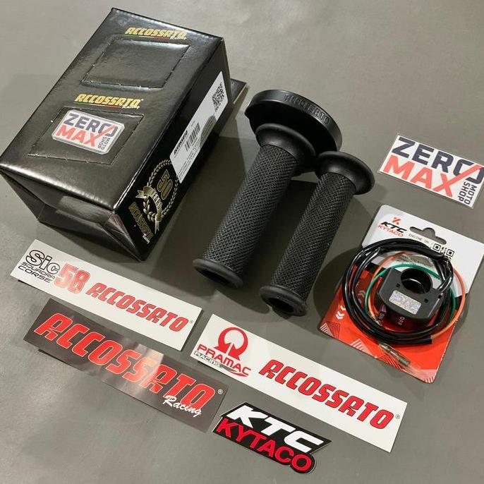 Paket Gas Spontan Accossato Italy Saklar Engine KTC Ninja 150RR 150 RR