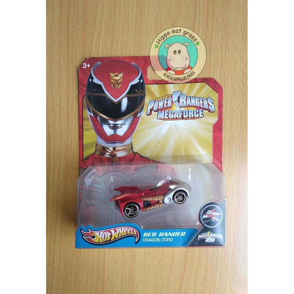 Hot Wheels Hotwheels Power Rangers Megaforce Red Ranger Dragon Zord