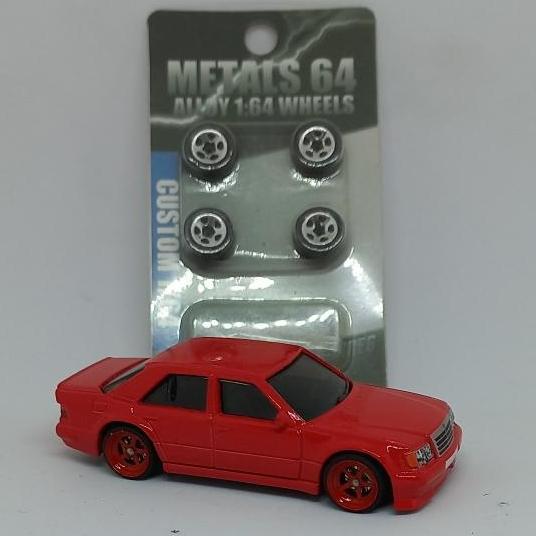 hot wheels mercedes benz 500e 500 e loose custom ban karet premium (s)