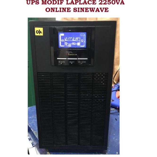 UPS MODIFIKASI Ups Laplace MP NC Smart 2250Va /1600W ONLINE SINEWAVE Murah