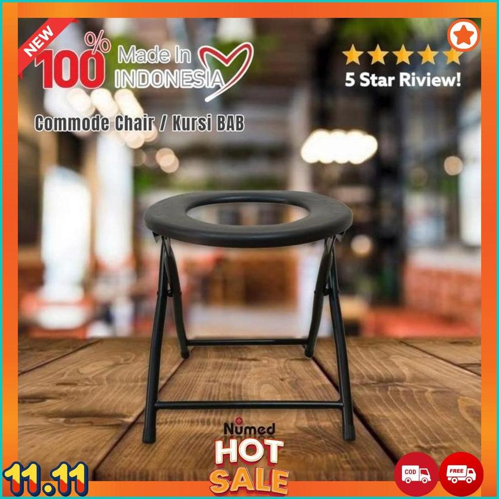 Kursi Toilet Duduk Portable Untuk Orang Tua Lansia & Wanita Hamil / Bangku Lipat Toilet Duduk Cod