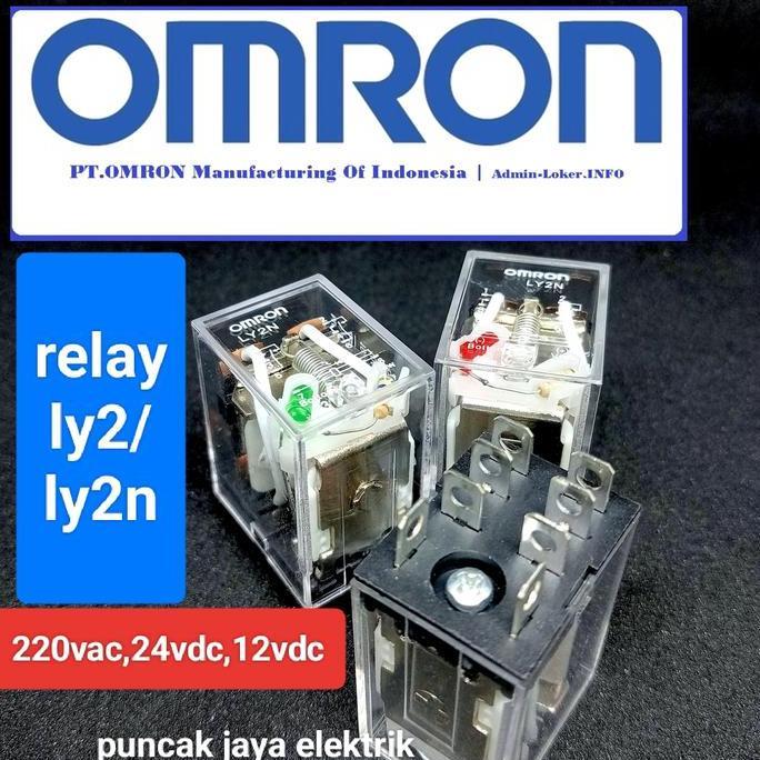 relay Omron original ly2/ly2n 220vac 8kaki 10a/relay ly2n TERBARU