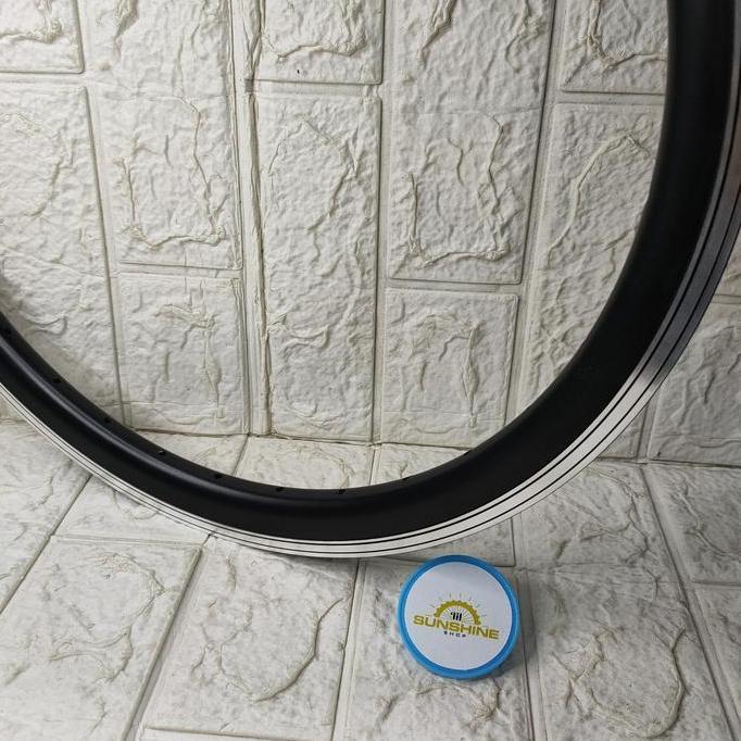 Promo Velg Rims 20 Murni 406 Gts-Tec 36H 32H Double Wall 3Cm Black Cnc Sepeda Lipat Seli Bmx Minivel