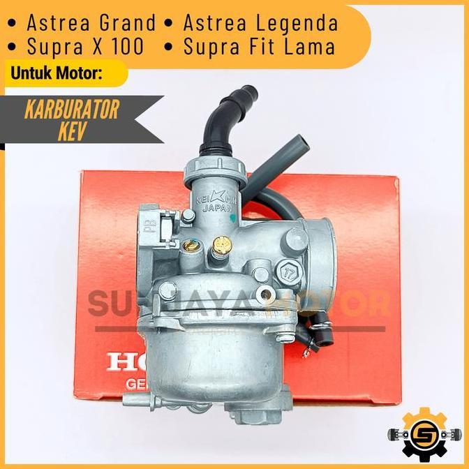 CARBURATOR KARBU ORIGINAL HONDA KEV KARBURATOR ASTREA GRAND SUPRA X 100 ASTREA LEGENDA SUPRA FIT LAM