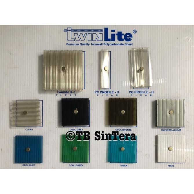 ATAP POLYCARBONATE TWINLITE 5MM / KANOPI POLIKARBONAT TWIN LITE ORIGINAL DAN TERPERCAYA