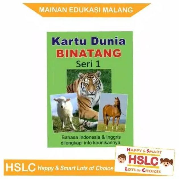 New- Kartu Binatang Seri 1 Flash Card Bayi Murah Hewan - Mainan Edukasi Ana