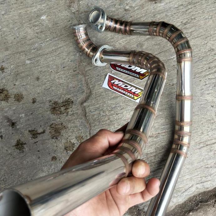 LEHERAN PIPA LEHERAN KNALPOT VARIO 125/150 MODEL ATAS 28-32 MM ORIGINAL DAN TERPERCAYA