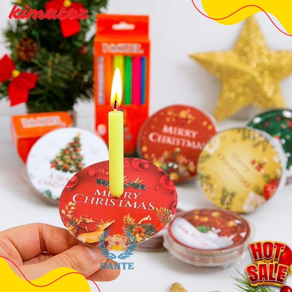 Cod Lilin Kecil Natal - Tatakan Lilin Tema Natal