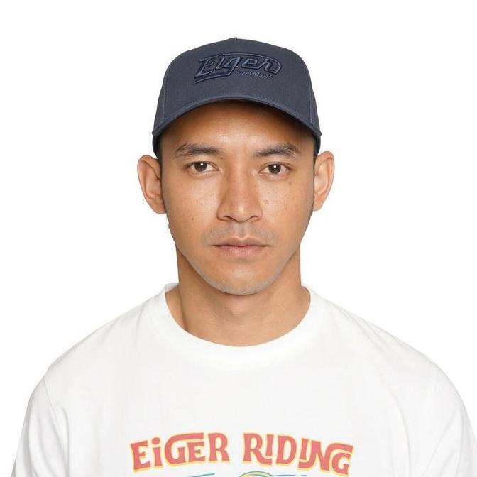 Omagoedang - Eiger X-Check Flag Cap Topi Baseball Outdoor Original