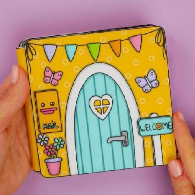 New- Paper doll duck house mainan bongkar pasang bebek viral