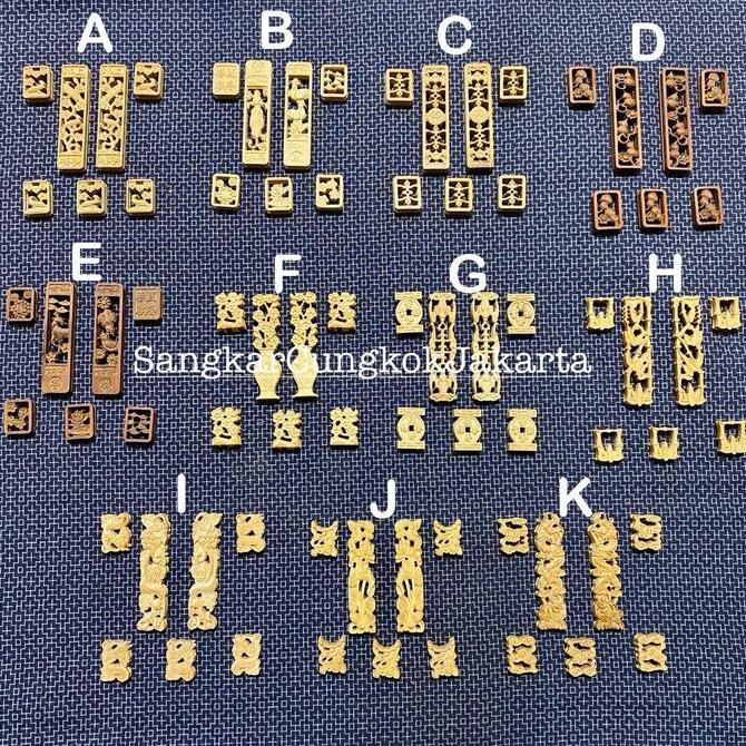 Aksesoris Sangkar Cungkok Variasi Kandang Kecil Pleci Bahan Bambu 1,2cm