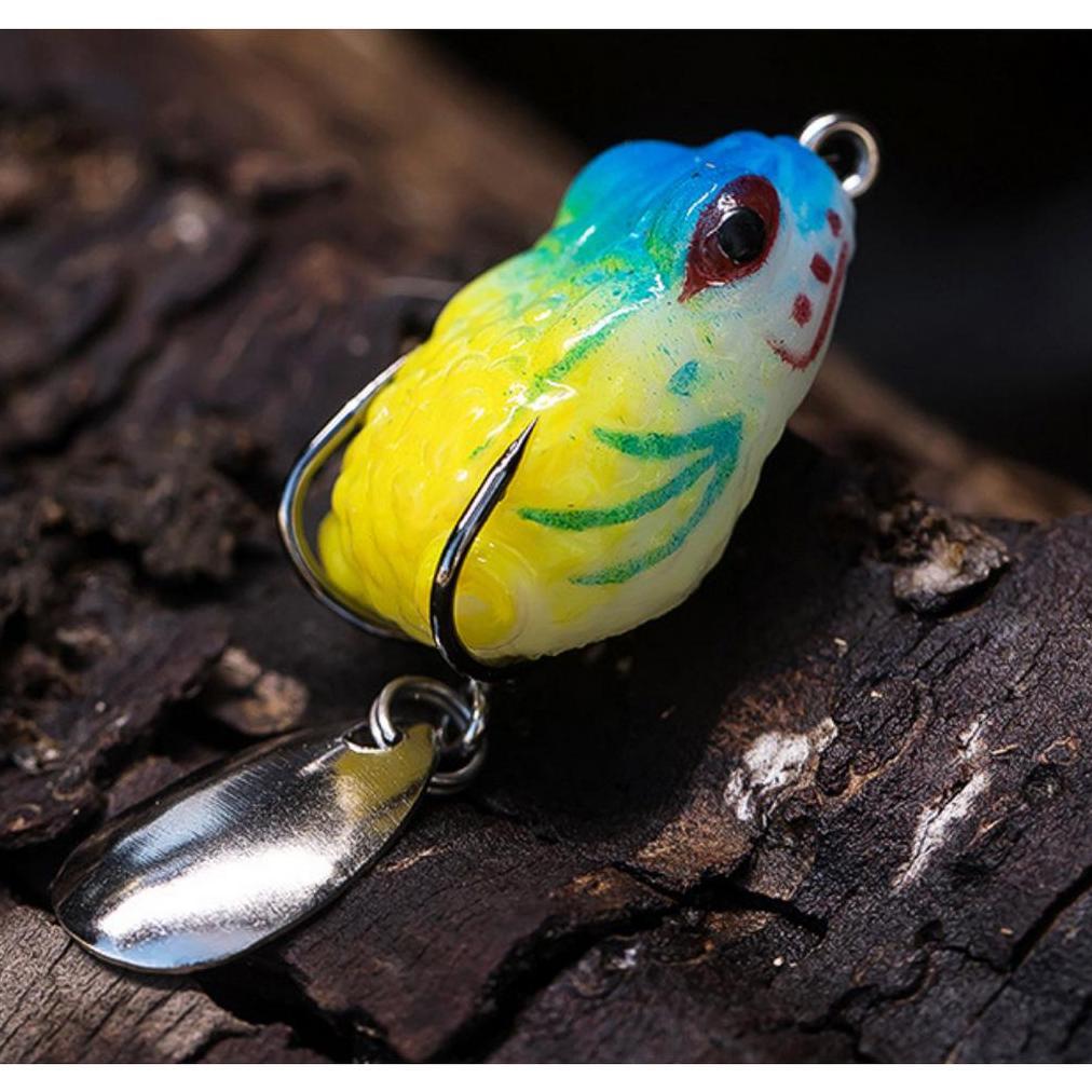 Bastion - Umpan Kodok Casting Gabus Warna/ Umpan Pancing Kodok 3Gr 2.5Cm -  Pilih Lokal