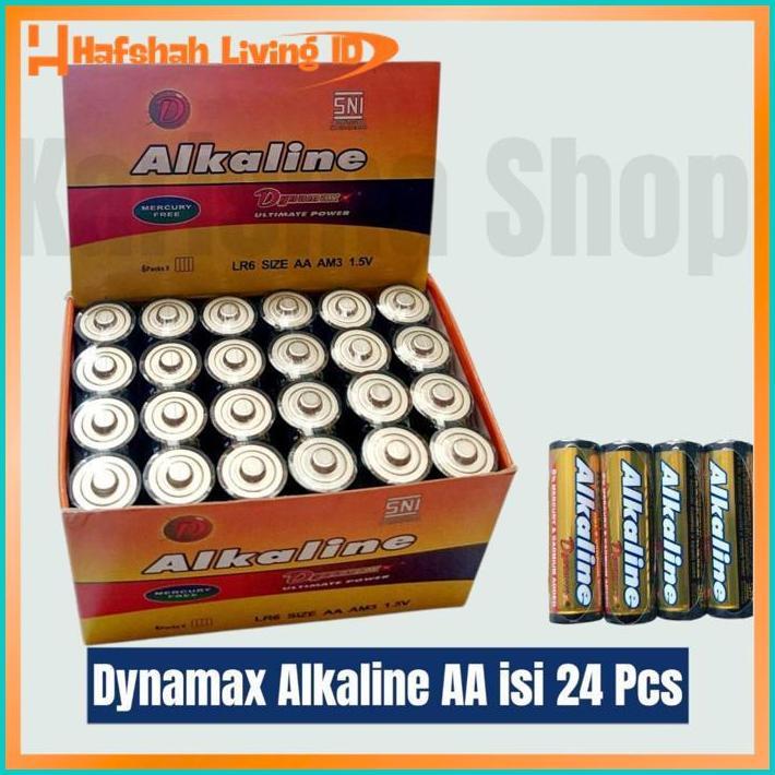 Baterai Alkaline Aa Dynamaxx Isi 24 Pcs / Batere / Battery