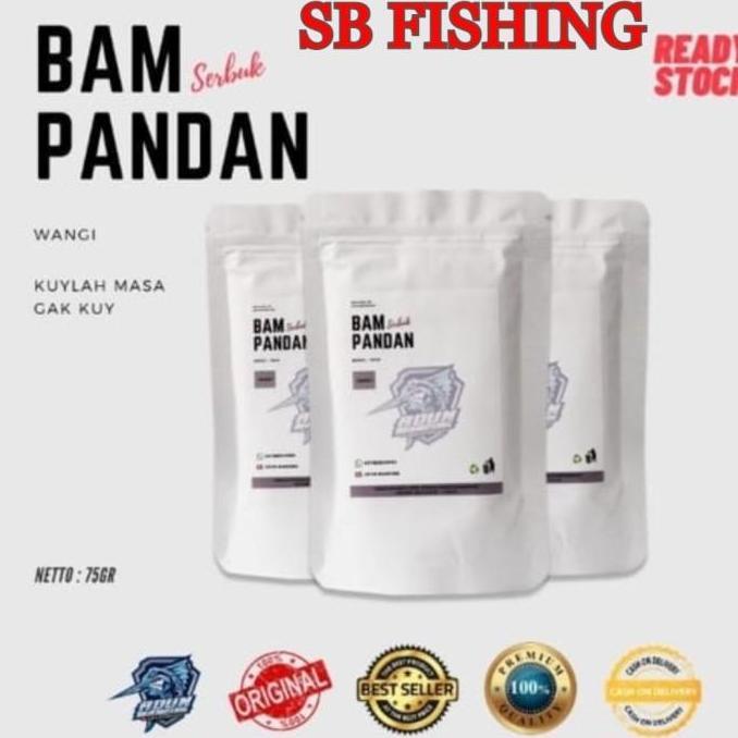 bam pandan adun mancing umpan serbuk ikan mas
