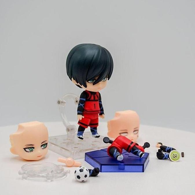 Nendoroid Blue Lock Action Figure Mikage Reo Rin Itoshi Isagi Yoichi Nendo Chibi 10cm