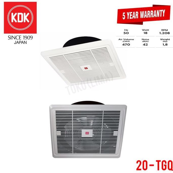 Exhaust Fan KDK 20 TGQ 8" Ceiling Fan KDK Plafon KDK 20TGQ Hexos Fan
