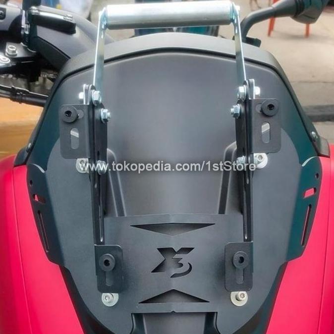 Bracket Windshield Spion + Gps All New Nmax 2020 2021 Breket Serpo X3