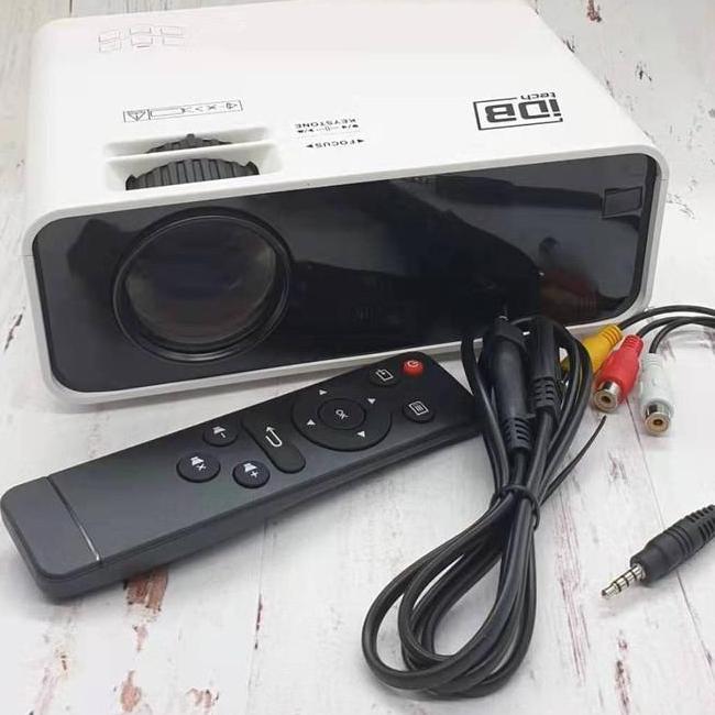 Idbtech W28 Wifi Tv Tuner Mini Projector 2400 Lumens W24 W12 Ba50