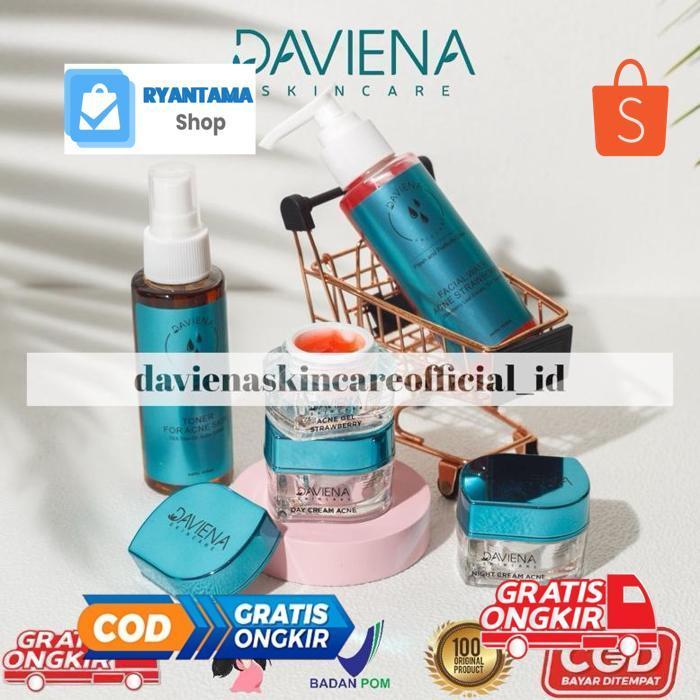 Fth- Daviena Skincare Paket Acne Series Deviena Davina Devina Skincare Official Skincare Sale