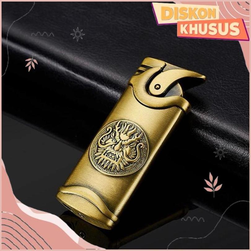 Terbaik Korek Unik Korek Api Motif Batik+Kepala Korek Api Bara Isi Ulang Gas Rj3844 Dr-02