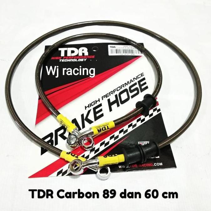 Selang Rem Carbon TDR CB150R Set Depan Belakang TERMURAH