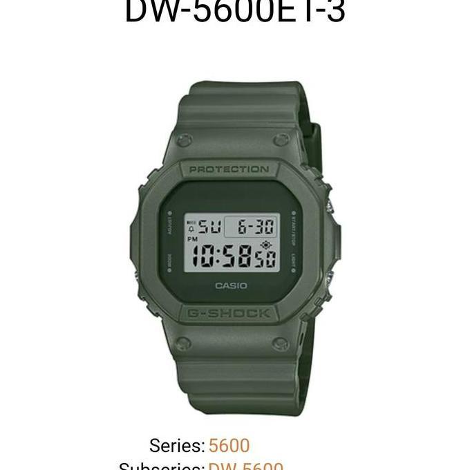 Paket Strap Bezel G-Shock Dw-5600Et-3 Dw 5600Et Dw 5600 Casio Original Kualitas Terbaik Harga Termur