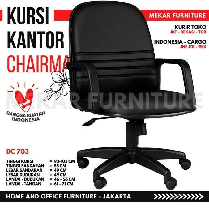 Terlaris Chairman Dc 703 Kursi Kantor Kursi Kerja - Mekar Furniture