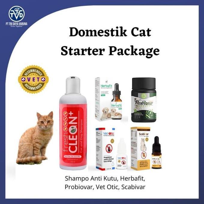 NEW PAKET KESEHATAN KUCING DOMESTIK ORI