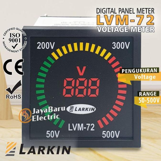 Digital Voltmeter Volt meter Digital LARKIN LVM72 RESTOCK