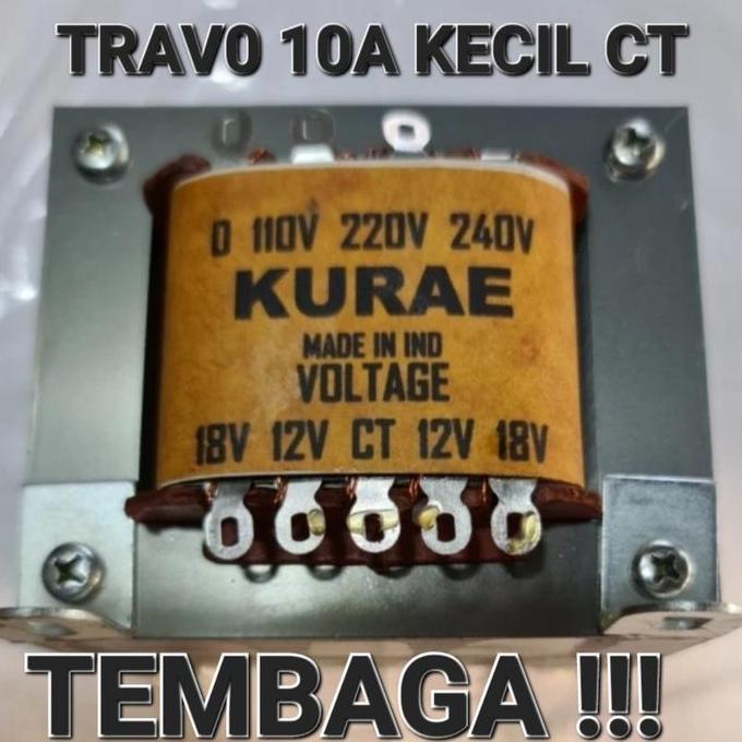 ( 10A Ct K  ( Travo Trafo Adaptor Psu 10A 10 A Kurae Sejenis Bell Proton King Era Ok Transformator B