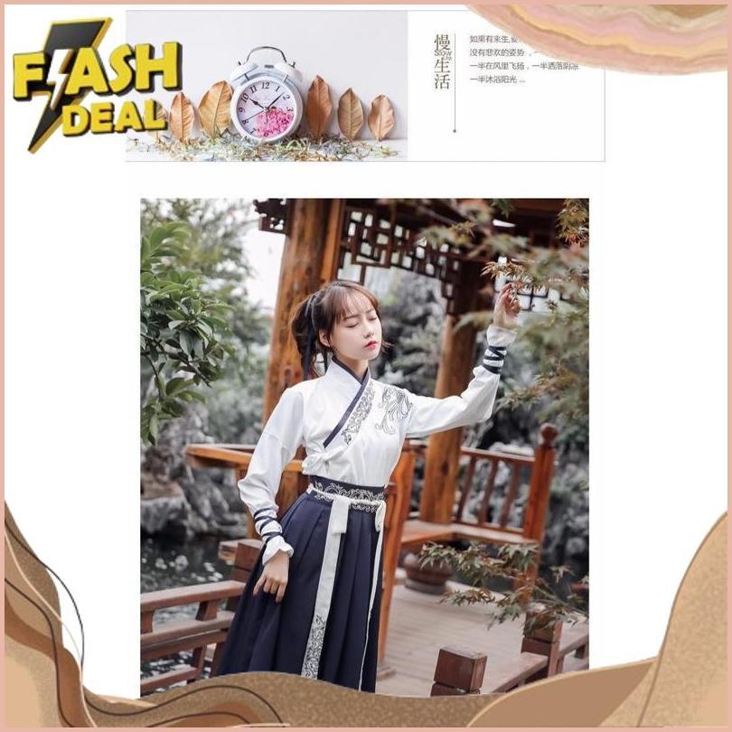 Trending Cc-127 Hanfu Unisex Wanita Pria Baju Tradisional Cina Han Yukata Kimono Warrior Cosplay Kos