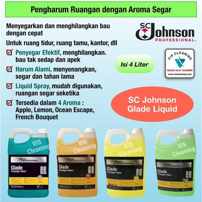 SC Johnson Glade Cair / Liquid - Pengharum Ruangan Aroma Segar ( 4 L ) SMR