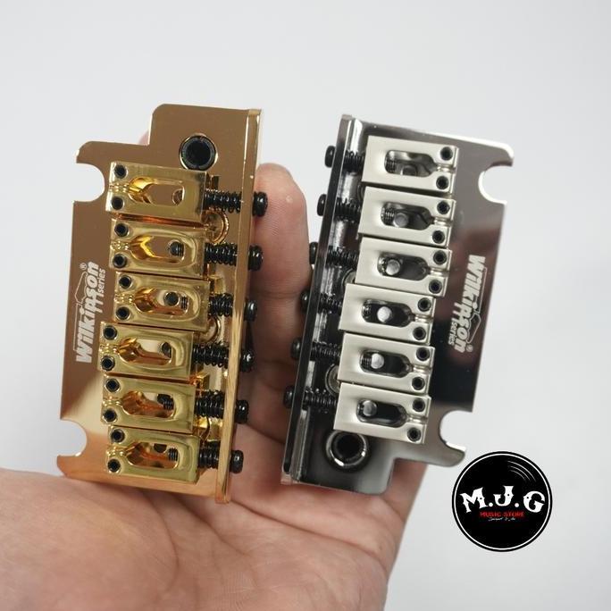 Tremolo Saddle Bridge Gitar Elektrik 2 Poin Point Stratocaster Wilkinson Korea