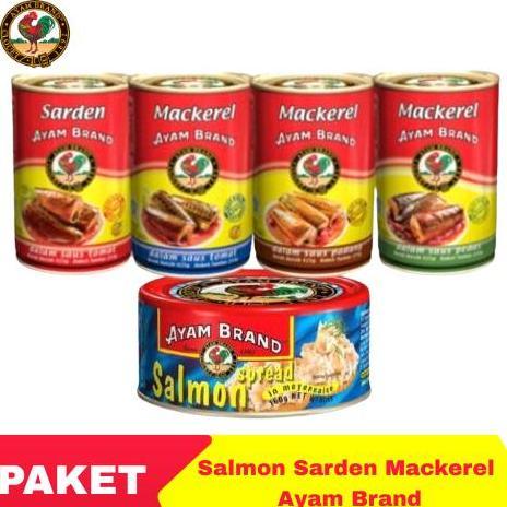 Ayam Brand Paket Ikan Salmon Sarden Maerel Kaleng